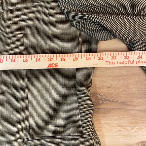 Lauren Ralph Lauren Blazer Mens 40R Wool Paisley lined 2 Button Green Brown - Picture 6 of 14